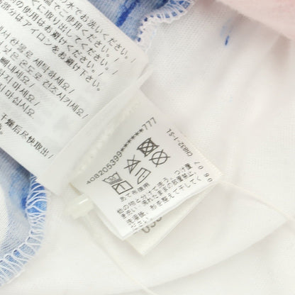 【中古】クロムハーツ CHROME HEARTS コットン クルーネック 半袖Ｔシャツ ホワイトxレッド【 XS 】【 状態ランクB 】【 メンズ 】