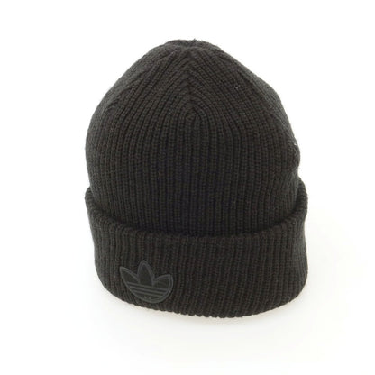 【中古】アディダス adidas アクリル ニットキャップ ブラック【 60-63cm 】【 状態ランクB 】【 ユニセックス 】