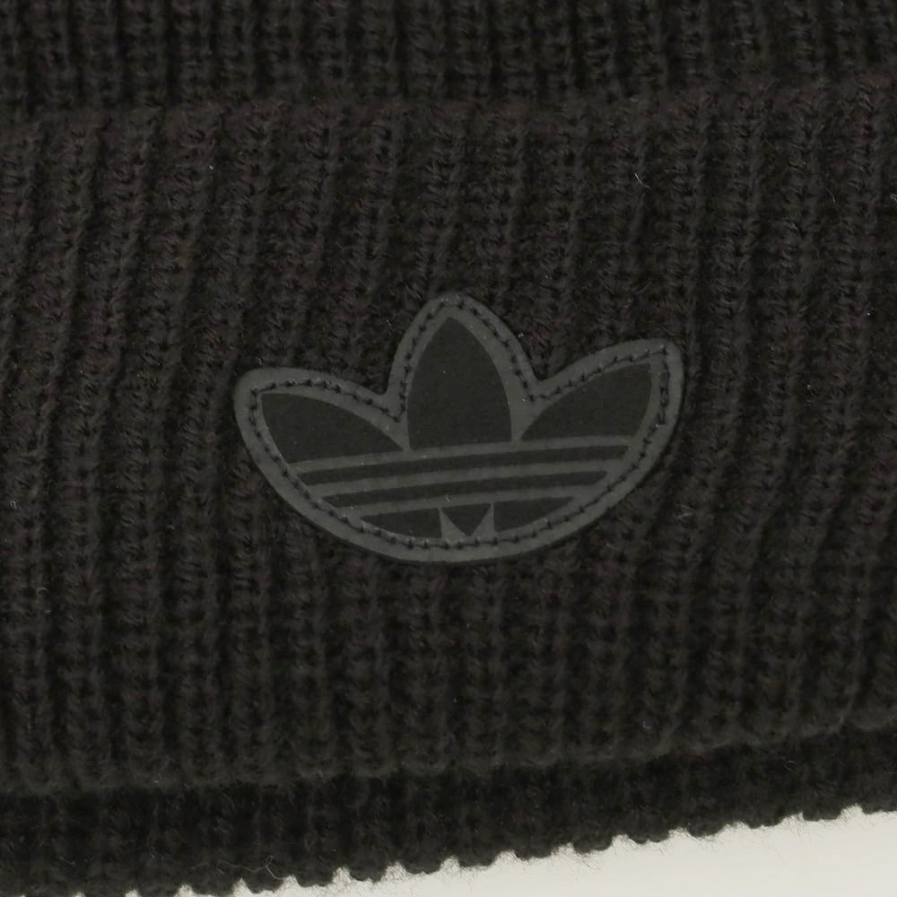【中古】アディダス adidas アクリル ニットキャップ ブラック【 60-63cm 】【 状態ランクB 】【 ユニセックス 】