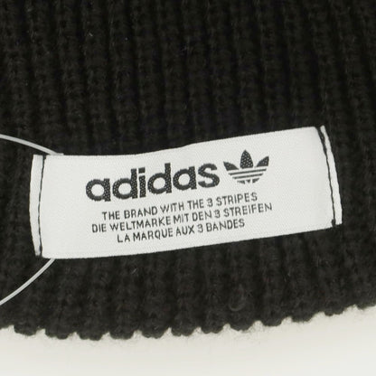 【中古】アディダス adidas アクリル ニットキャップ ブラック【 60-63cm 】【 状態ランクB 】【 ユニセックス 】