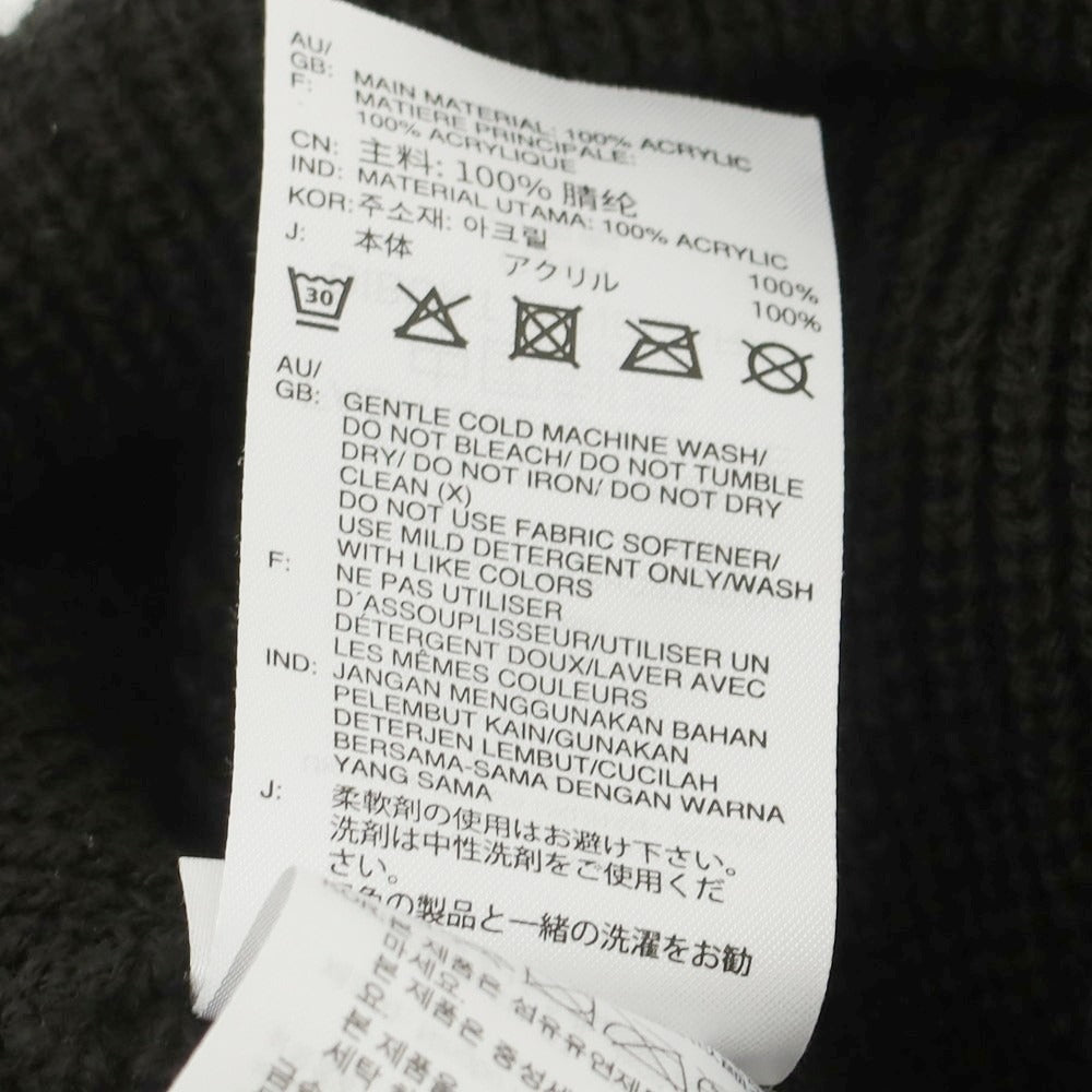 【中古】アディダス adidas アクリル ニットキャップ ブラック【 60-63cm 】【 状態ランクB 】【 ユニセックス 】