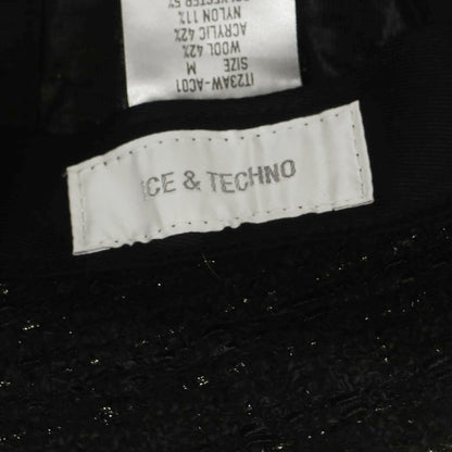 【中古】【未使用】アイスアンドテクノ ICE＆TECHNO ウールアクリル ハット ブラック【 M 】【 状態ランクS 】【 ユニセックス 】