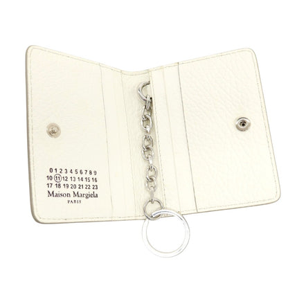 【中古】メゾン マルジェラ Maison Margiela レザー コイン＆カードケース ホワイト【 状態ランクD 】【 ユニセックス 】