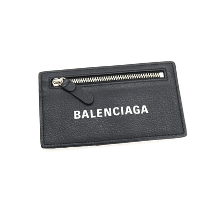 【中古】バレンシアガ BALENCIAGA レザー カードケース ブラック【 状態ランクB 】【 ユニセックス 】