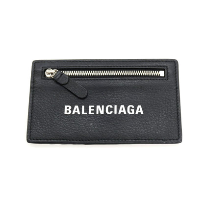 【中古】バレンシアガ BALENCIAGA レザー カードケース ブラック【 状態ランクB 】【 ユニセックス 】