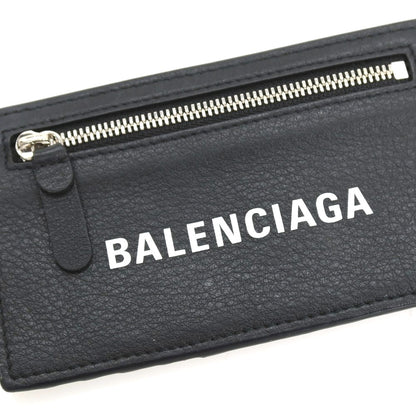【中古】バレンシアガ BALENCIAGA レザー カードケース ブラック【 状態ランクB 】【 ユニセックス 】