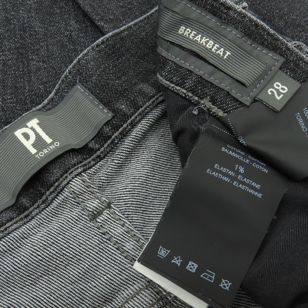 【中古】ピーティートリノ デニム PT TORINO DENIM BREAKBEAT ストレッチコットン ジーンズ デニムパンツ グレーブラック【 28 】【 状態ランクB 】【 メンズ 】