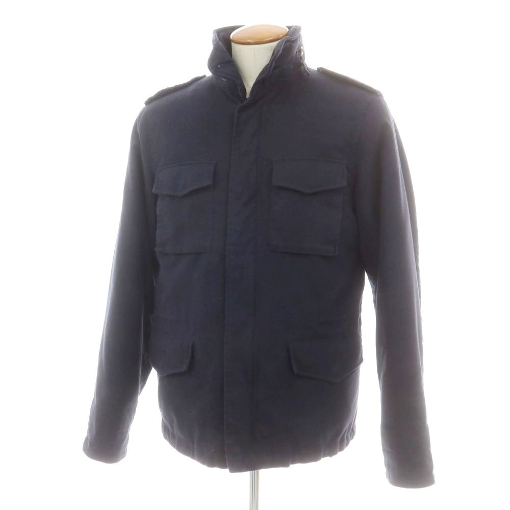 【中古】アスペジ ASPESI コットンナイロン M-65 中綿 ミリタリージャケット ネイビー【 M 】【 状態ランクC 】【 メンズ 】