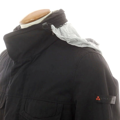 【中古】ピューテリー PEUTEREY ウールコットン 中綿ブルゾン ブラック【 48 】【 状態ランクC 】【 メンズ 】