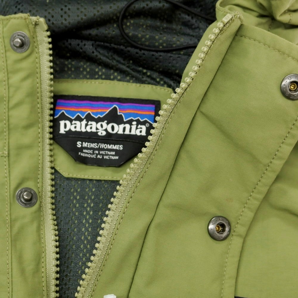 【中古】パタゴニア patagonia ナイロン マウンテンパーカー ライトオリーブグリーン【 S 】【 状態ランクC 】【 メンズ 】