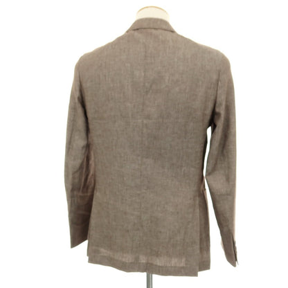 【中古】ボリオリ BOGLIOLI DOVER リネンコットン 3B テーラードジャケット アッシュブラウン系【サイズ44】【 状態ランクC 】【 メンズ 】