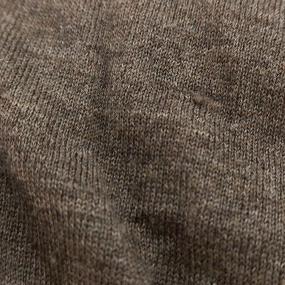 【中古】グランサッソ GRAN SASSO ハイゲージ ウール カーディガン ブラウン【 46 】【 状態ランクC 】【 メンズ 】