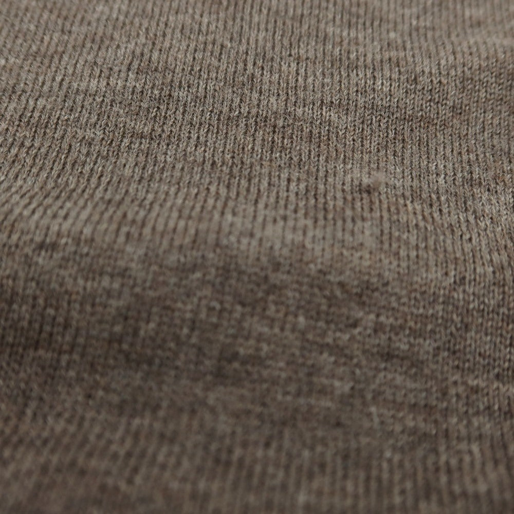 【中古】グランサッソ GRAN SASSO ハイゲージ ウール カーディガン ブラウン【 46 】【 状態ランクC 】【 メンズ 】