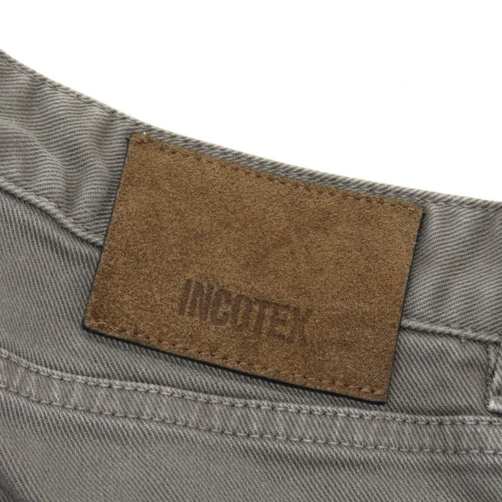 【中古】インコテックス INCOTEX ストレッチコットン デニムパンツ グレー【 32 】【 状態ランクC 】【 メンズ 】
