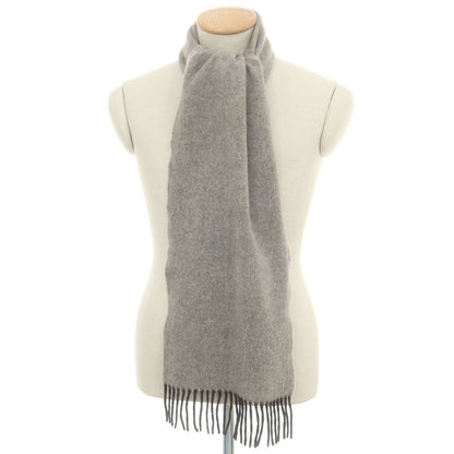 【中古】ドレイクス DRAKES ウールアンゴラ マフラー グレー【 状態ランクC 】【 メンズ 】