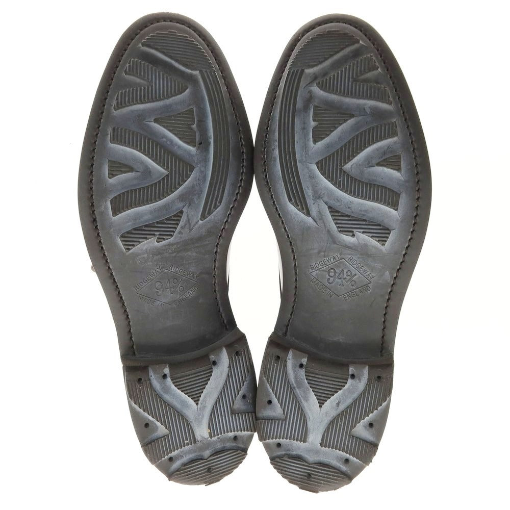 【中古】クロケットアンドジョーンズ CROCKETT&amp;JONES DURHAM Uチップ ドレスシューズ ブラウン【 7 E 】【 状態ランクB 】【 メンズ 】