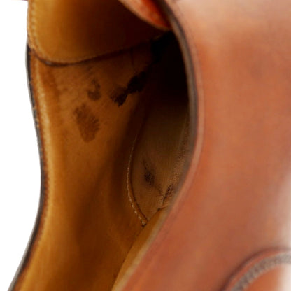 【中古】クロケットアンドジョーンズ CROCKETT&amp;JONES DURHAM Uチップ ドレスシューズ ブラウン【 7 E 】【 状態ランクB 】【 メンズ 】