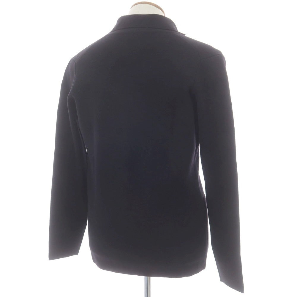 【中古】フィリッポ デ ローレンティス FILIPPO DE LAURENTIIS ウール ジャケット型 ダブルブレスト カーディガン ブラック【 46 】【 状態ランクA 】【 メンズ 】