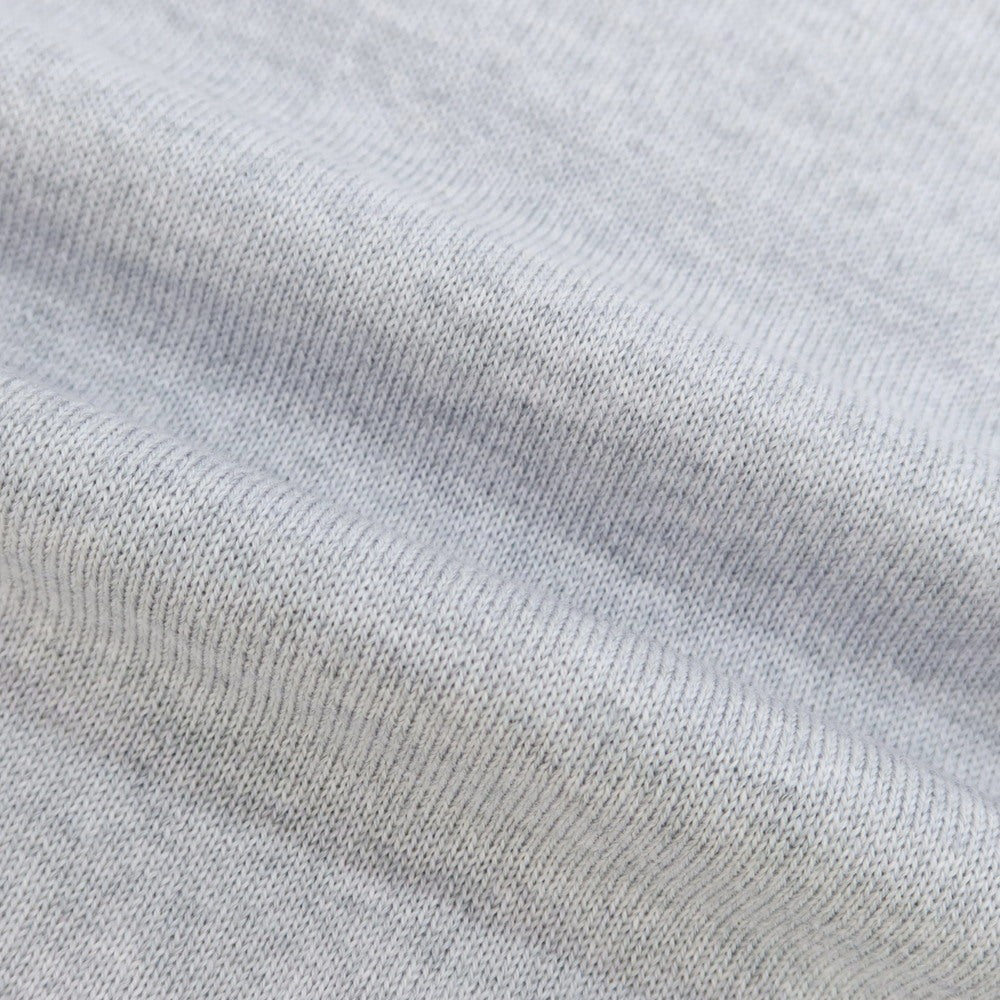 【中古】アレッサンドロルッピ Alessandro Luppi ハイゲージ ウール モックネック プルオーバーニット ライトグレー【 44 】【 状態ランクA 】【 メンズ 】