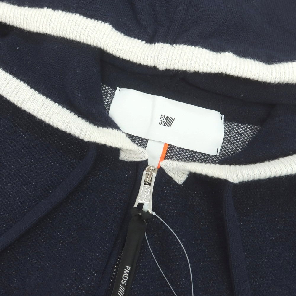 【中古】ピーエムディーエス PMDS ウールレーヨンナイロンカシミヤ ニット セットアップ ネイビー【 M 】【 状態ランクA 】【 メンズ 】