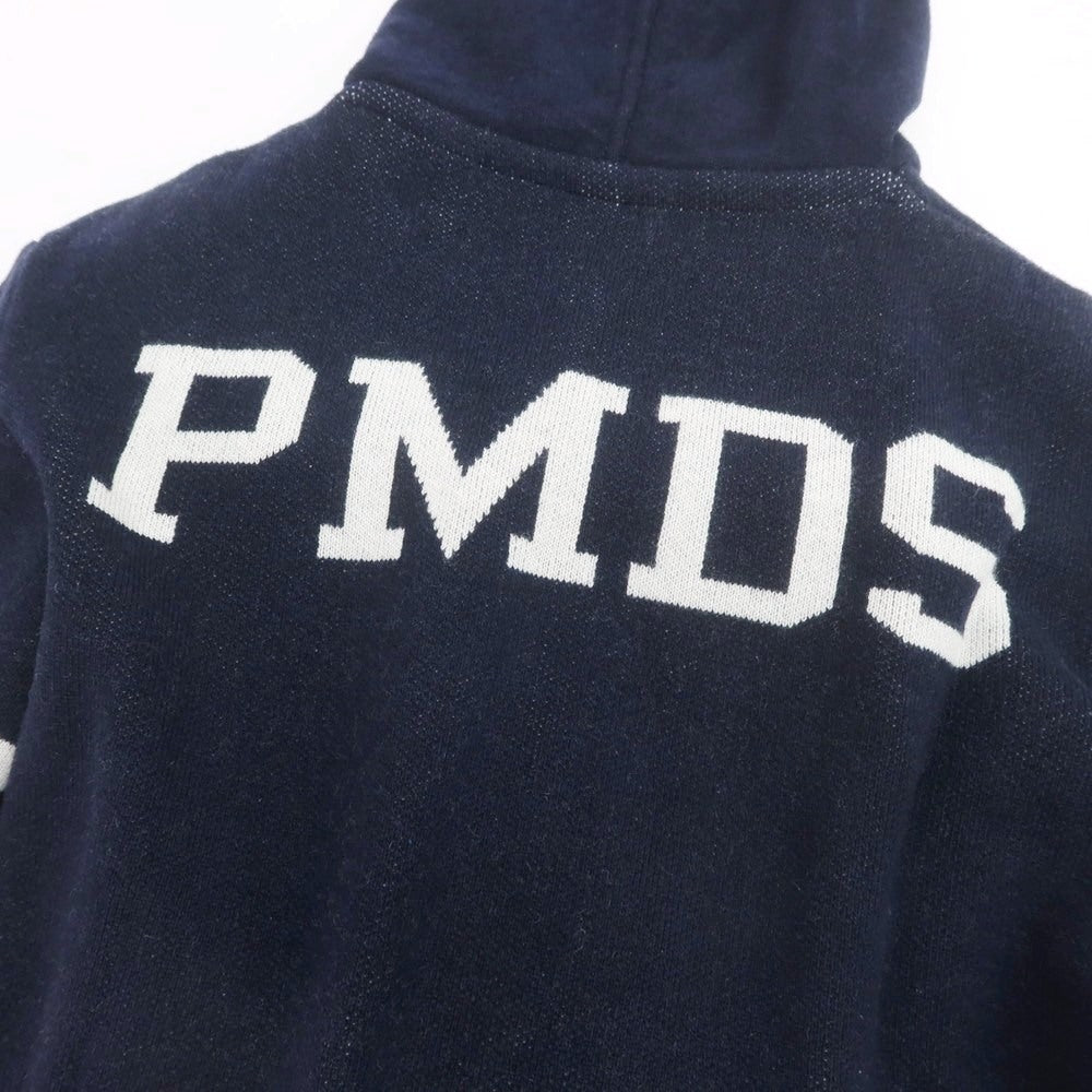 【中古】ピーエムディーエス PMDS ウールレーヨンナイロンカシミヤ ニット セットアップ ネイビー【 M 】【 状態ランクA 】【 メンズ 】