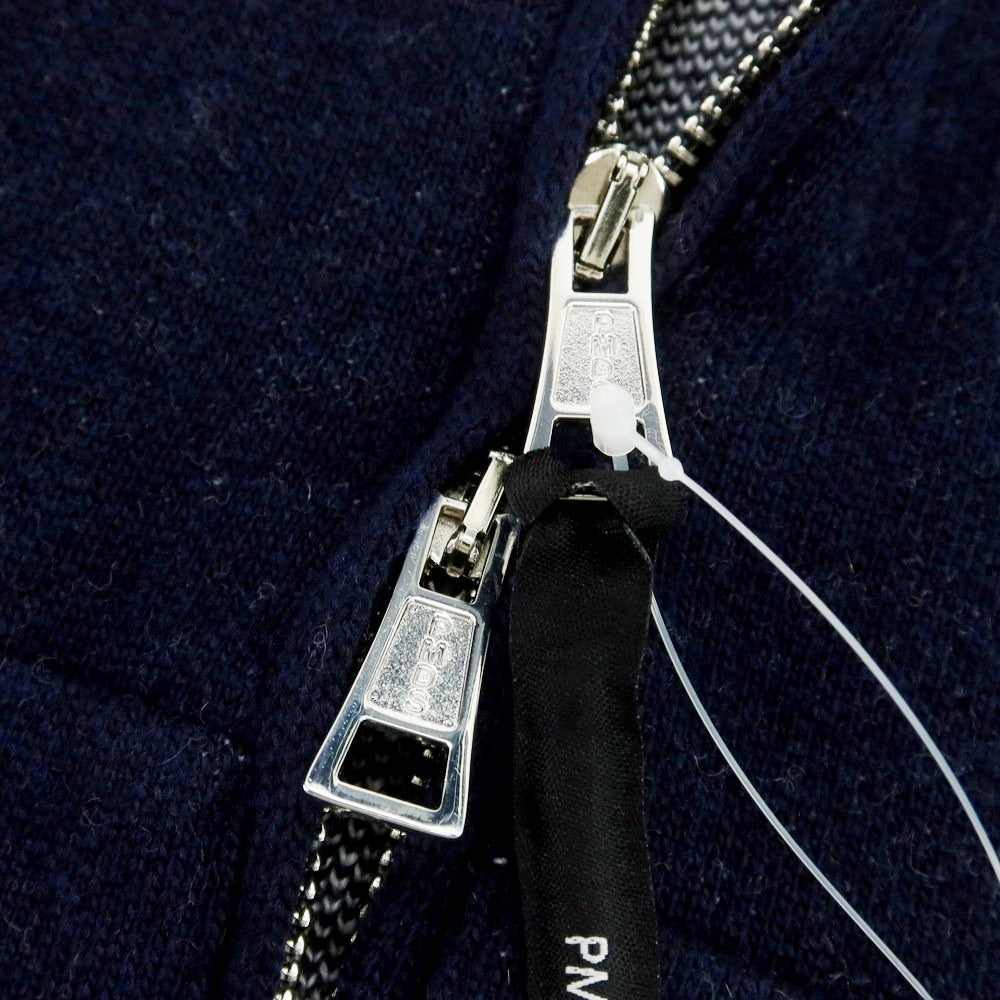 【中古】ピーエムディーエス PMDS ウールレーヨンナイロンカシミヤ ニット セットアップ ネイビー【 M 】【 状態ランクA 】【 メンズ 】