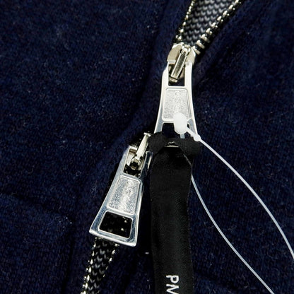 【中古】ピーエムディーエス PMDS ウールレーヨンナイロンカシミヤ ニット セットアップ ネイビー【 M 】【 状態ランクA 】【 メンズ 】