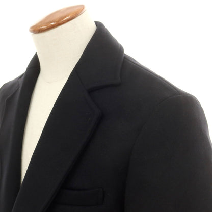 【中古】ウノピュウノウグァーレトレ 1piu1uguale3 ウールカシミヤ チェスターフィールドコート ブラック【 6 】【 状態ランクA 】【 メンズ 】