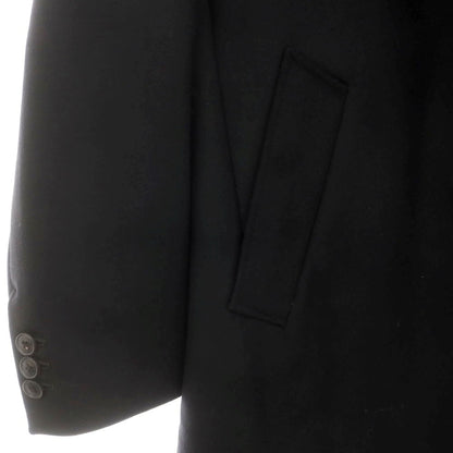 【中古】ウノピュウノウグァーレトレ 1piu1uguale3 ウールカシミヤ チェスターフィールドコート ブラック【 6 】【 状態ランクA 】【 メンズ 】