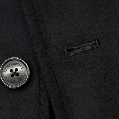 【中古】ウノピュウノウグァーレトレ 1piu1uguale3 ウールカシミヤ チェスターフィールドコート ブラック【 6 】【 状態ランクA 】【 メンズ 】