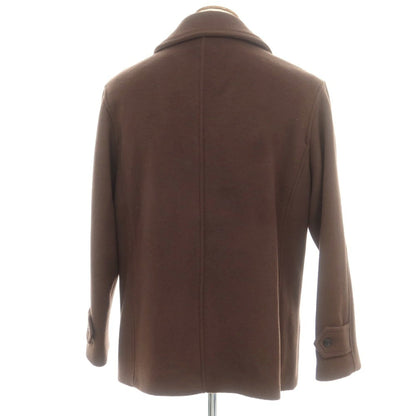 【中古】ウノピュウノウグァーレトレ 1piu1uguale3 ウールコットン ピーコート ブラウン【 4 】【 状態ランクA 】【 メンズ 】