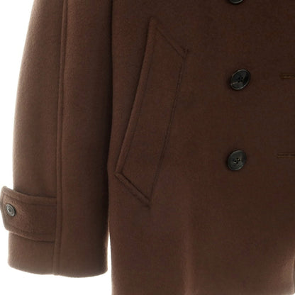 【中古】ウノピュウノウグァーレトレ 1piu1uguale3 ウールコットン ピーコート ブラウン【 4 】【 状態ランクA 】【 メンズ 】