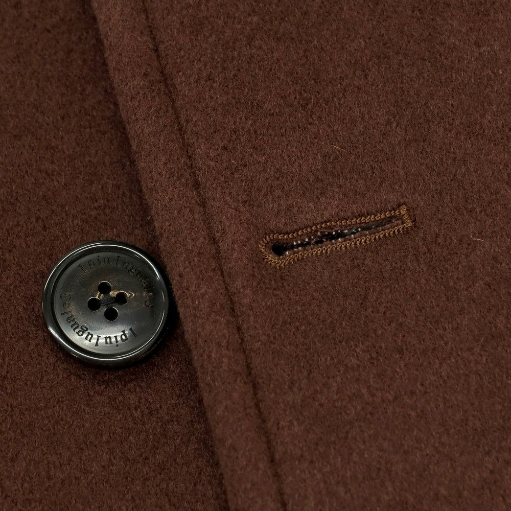 【中古】ウノピュウノウグァーレトレ 1piu1uguale3 ウールコットン ピーコート ブラウン【 4 】【 状態ランクA 】【 メンズ 】