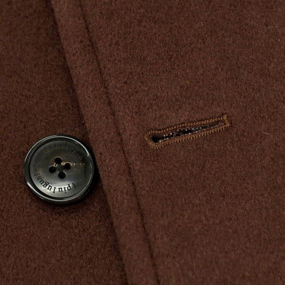 【中古】ウノピュウノウグァーレトレ 1piu1uguale3 ウールコットン ピーコート ブラウン【 4 】【 状態ランクA 】【 メンズ 】