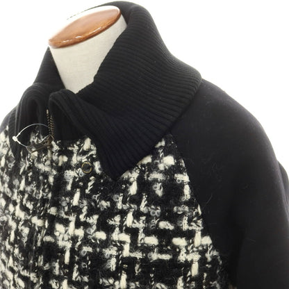 【中古】ウノピュウノウグァーレトレ 1piu1uguale3 ウール ドンキージップスタジアム ジャケット ブラックxホワイト【 4 】【 状態ランクA 】【 メンズ 】