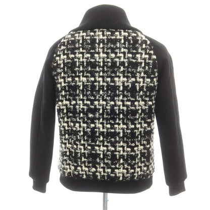 【中古】ウノピュウノウグァーレトレ 1piu1uguale3 ウール ドンキージップスタジアム ジャケット ブラックxホワイト【 4 】【 状態ランクA 】【 メンズ 】