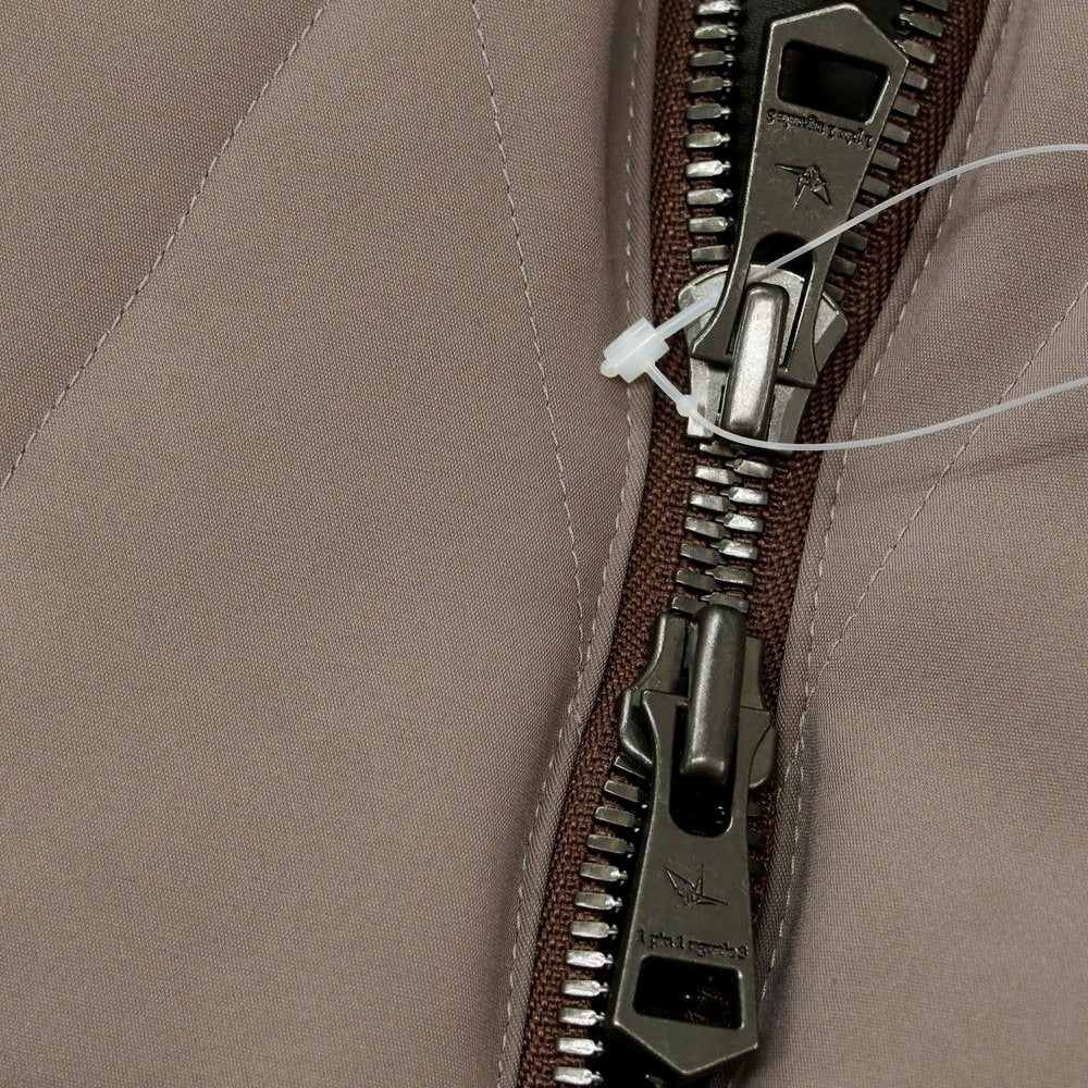 【中古】ウノピュウノウグァーレトレ 1piu1uguale3 ナイロン キルティング 中綿ブルゾン ダークオリーブxグレージュ【 6 】【 状態ランクA 】【 メンズ 】