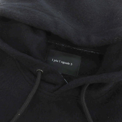 【中古】ウノピュウノウグァーレトレ 1piu1uguale3 ウールポリエステル プルオーバー パーカー ブラック【 IV 】【 状態ランクA 】【 メンズ 】