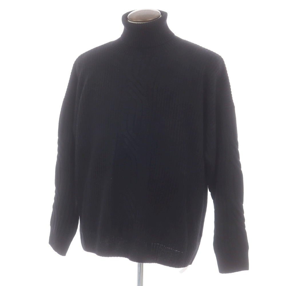 【中古】ウノピュウノウグァーレトレ 1piu1uguale3 カシミヤ タートルネック プルオーバーニット ブラック【 VI 】【 状態ランクA 】【 メンズ 】