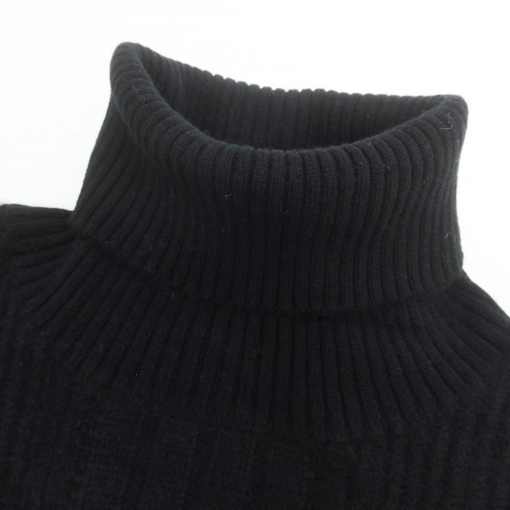 【中古】ウノピュウノウグァーレトレ 1piu1uguale3 カシミヤ タートルネック プルオーバーニット ブラック【 VI 】【 状態ランクA 】【 メンズ 】