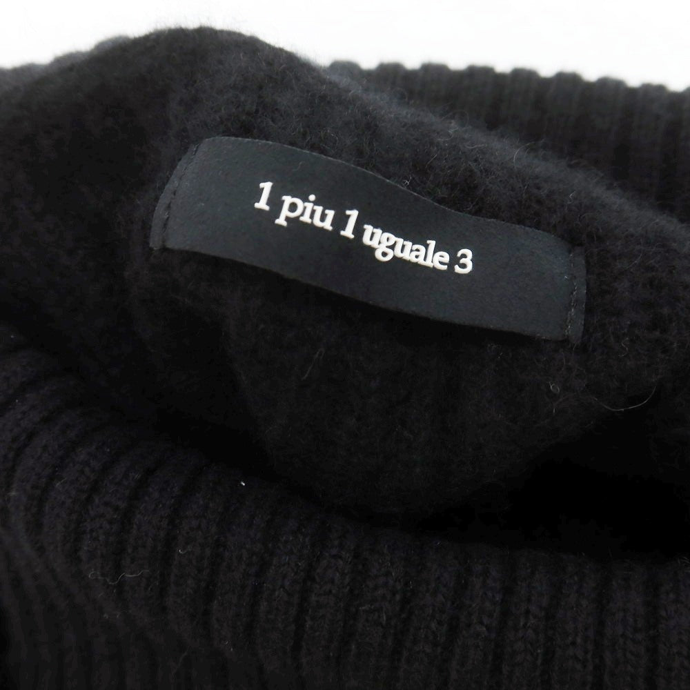【中古】ウノピュウノウグァーレトレ 1piu1uguale3 カシミヤ タートルネック プルオーバーニット ブラック【 VI 】【 状態ランクA 】【 メンズ 】