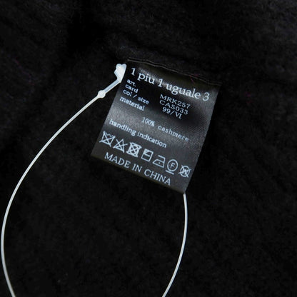 【中古】ウノピュウノウグァーレトレ 1piu1uguale3 カシミヤ タートルネック プルオーバーニット ブラック【 VI 】【 状態ランクA 】【 メンズ 】