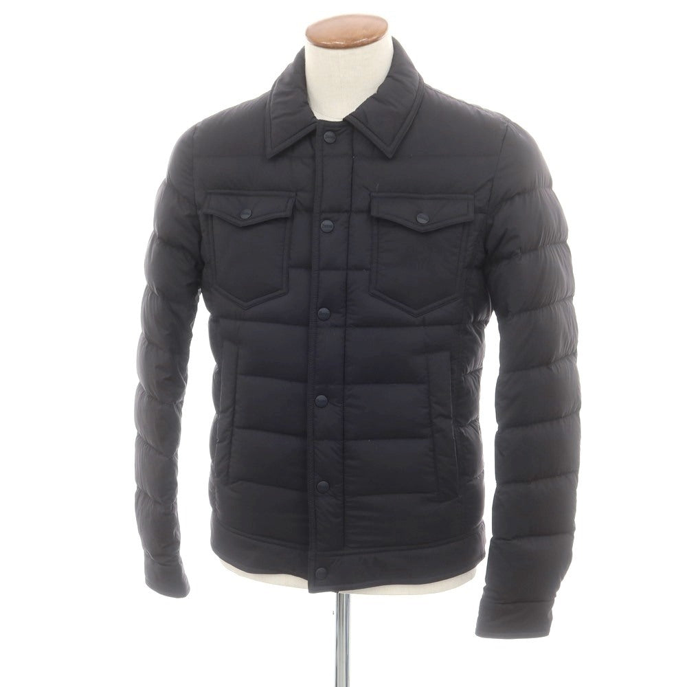 【中古】ヘルノ Herno ナイロン ダウンジャケット ネイビー【 46 】【 状態ランクB 】【 メンズ 】