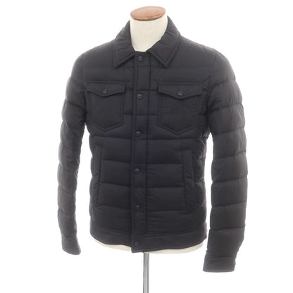 【中古】ヘルノ Herno ナイロン ダウンジャケット ネイビー【 46 】【 状態ランクB 】【 メンズ 】