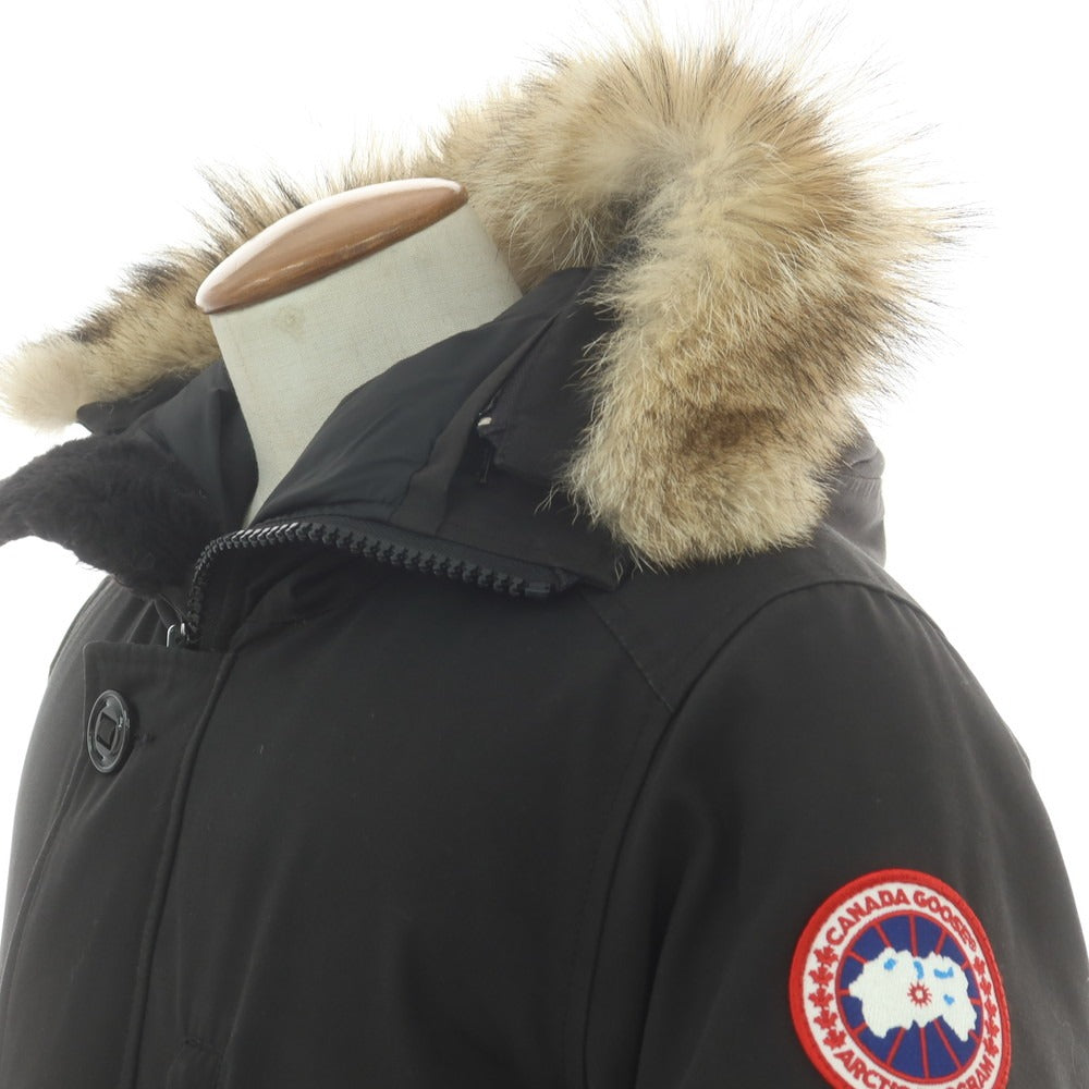 【中古】カナダグース CANADA GOOSE ジャスパー 3438MJ ファー ダウンコート ブラック【 M 】【 状態ランクC 】【 メンズ 】