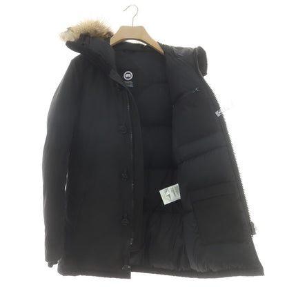 【中古】カナダグース CANADA GOOSE ジャスパー 3438MJ ファー ダウンコート ブラック【 M 】【 状態ランクC 】【 メンズ 】