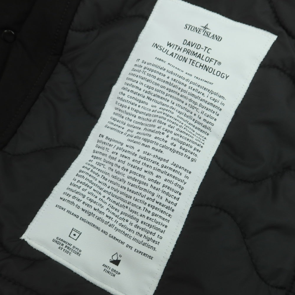 【中古】ストーンアイランド STONE ISLAND ポリエステルナイロン 中綿コート ブラック【 M 】【 状態ランクC 】【 メンズ 】