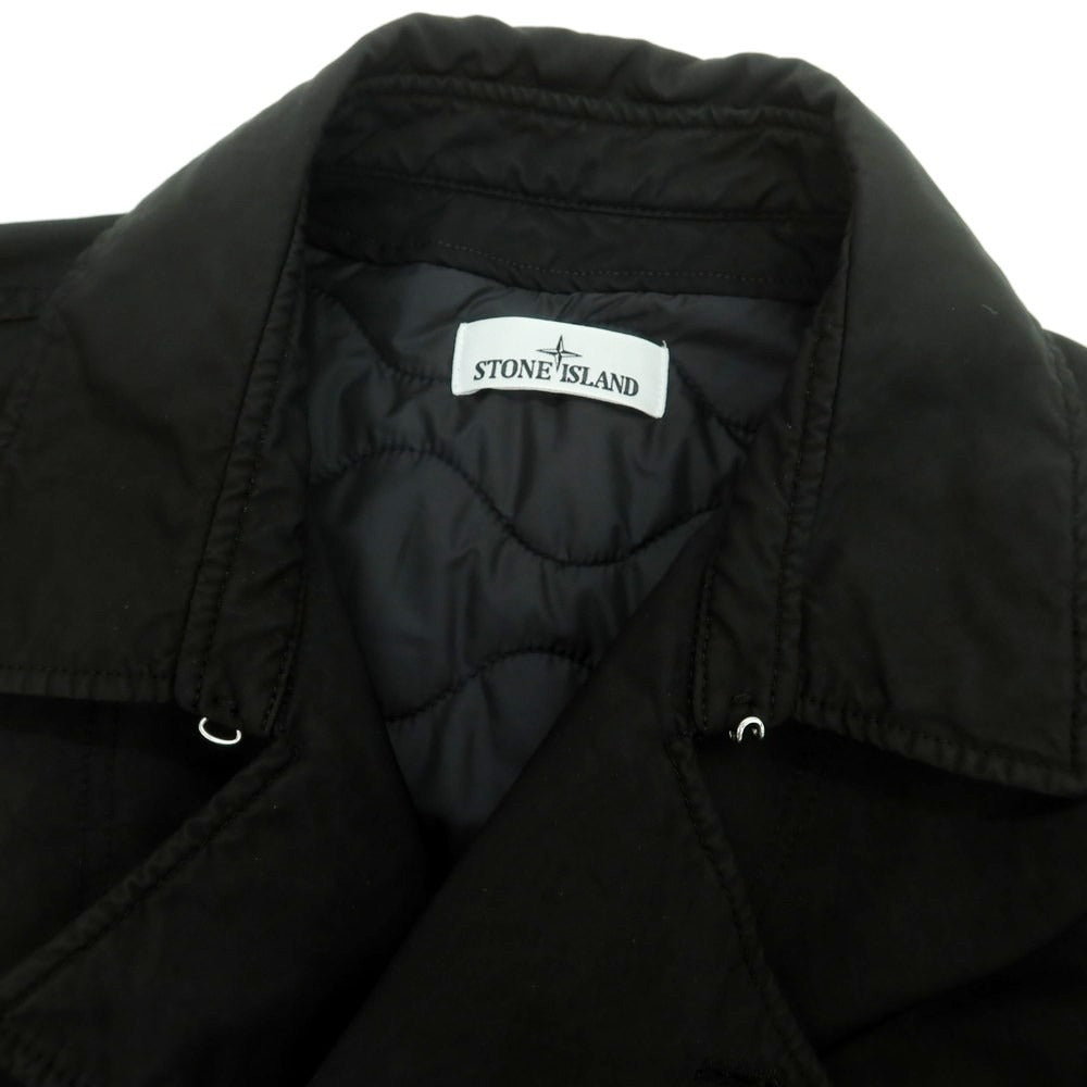 【中古】ストーンアイランド STONE ISLAND ポリエステルナイロン 中綿コート ブラック【 M 】【 状態ランクC 】【 メンズ 】