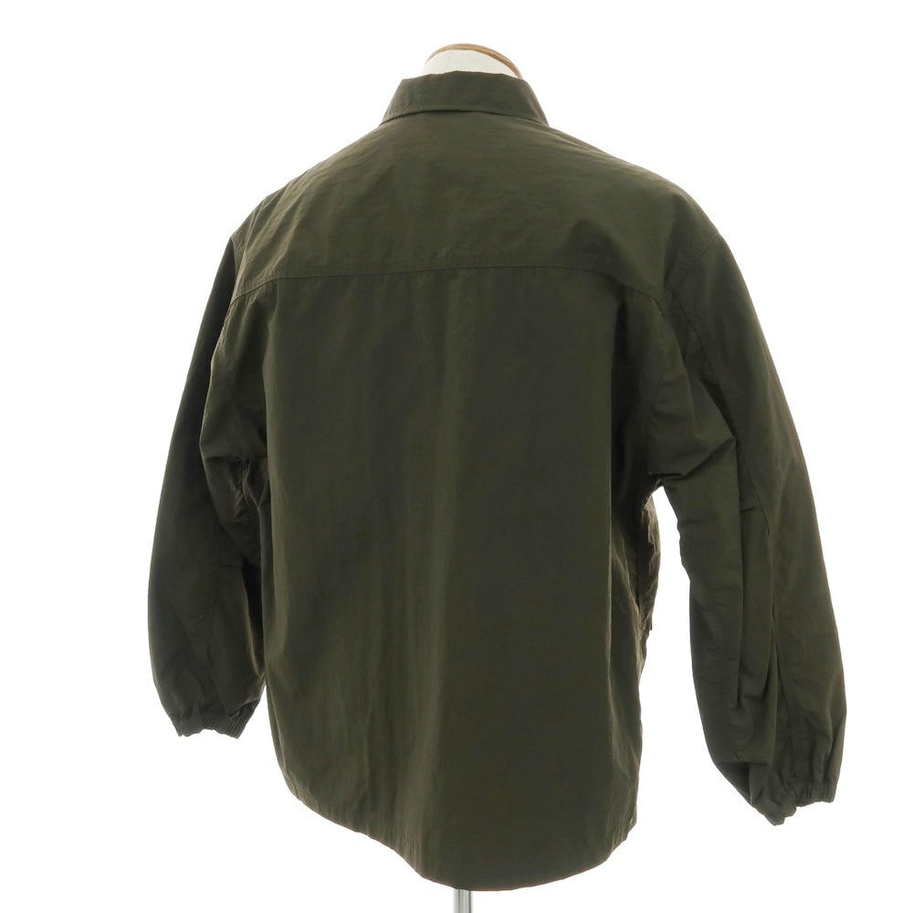 【中古】カリフォルニア ジェネラルストア California General Store ナイロン ワークジャケット ダークオリーブ【 サイズM 】【 状態ランクB 】【 メンズ 】 [BPD]