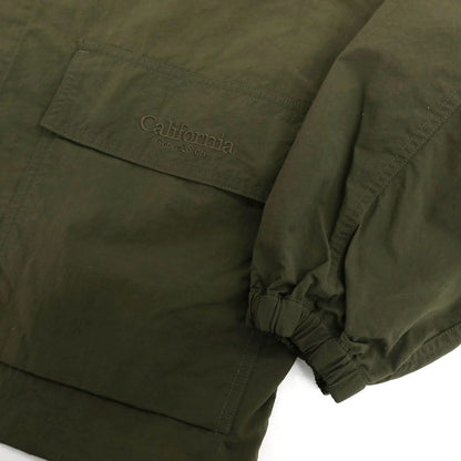 【中古】カリフォルニア ジェネラルストア California General Store ナイロン ワークジャケット ダークオリーブ【 M 】【 状態ランクB 】【 メンズ 】